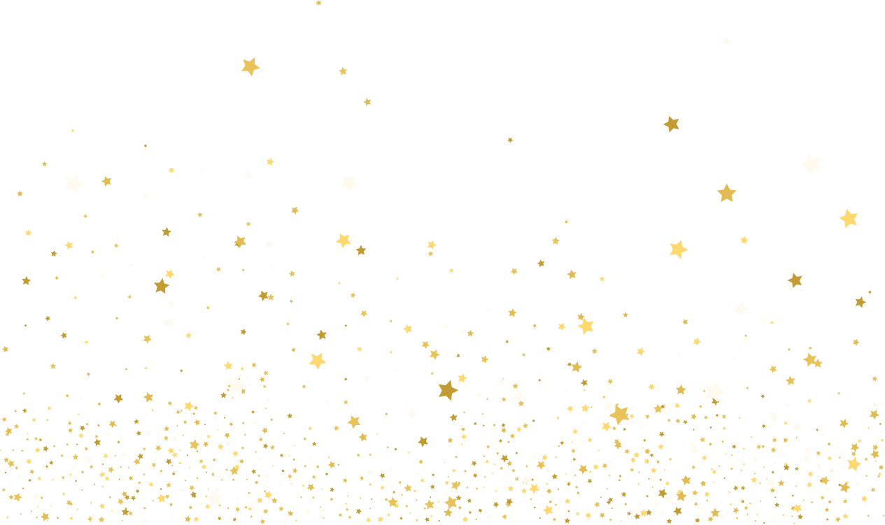 Golden stars, falling gold abstract party decoration